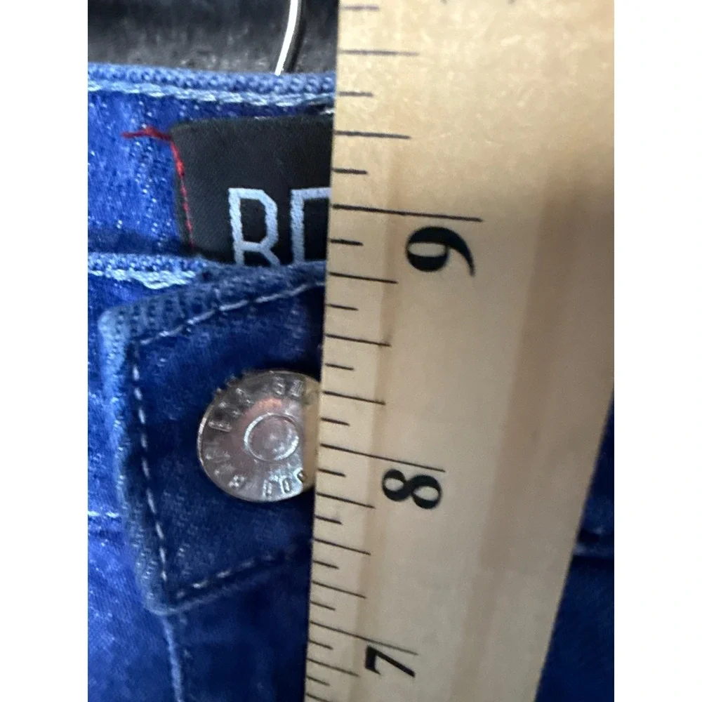 BDG Urban Outfitters Presley Wide Leg Cargo‎ Blue Jeans Size 24 Flare Baggy Y2K